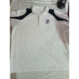 Tampa Bay Lightning Polo Shirt - XXL - White - Antigua Official NHL